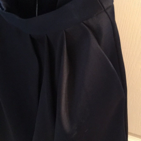 Dark navy blue formal semi-formal skirt - Picture 6 of 8